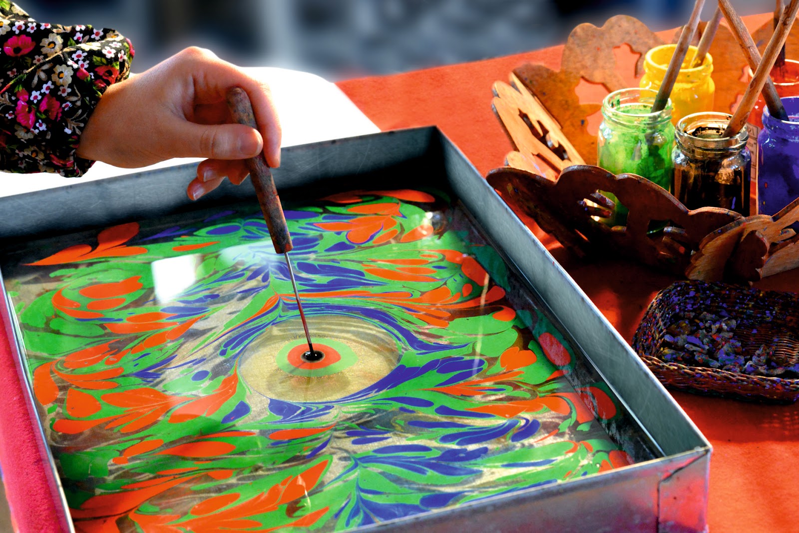 Ebru- Türk Kâğıt Süsleme Sanatı